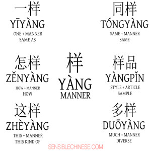 Words from Common Chinese Characters
