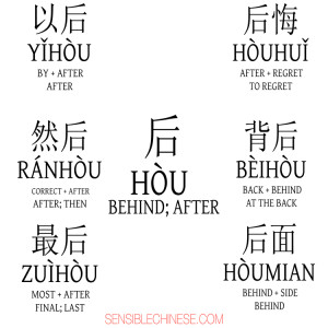 Words from Common Chinese Characters