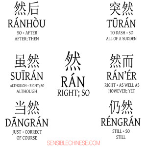 Words from Common Chinese Characters