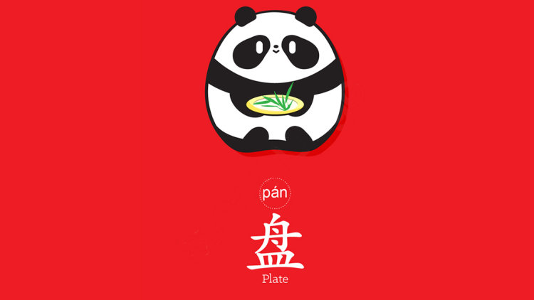 Chinese Characters with That’s Mandarin: 白，酒，盘，饭， 狗